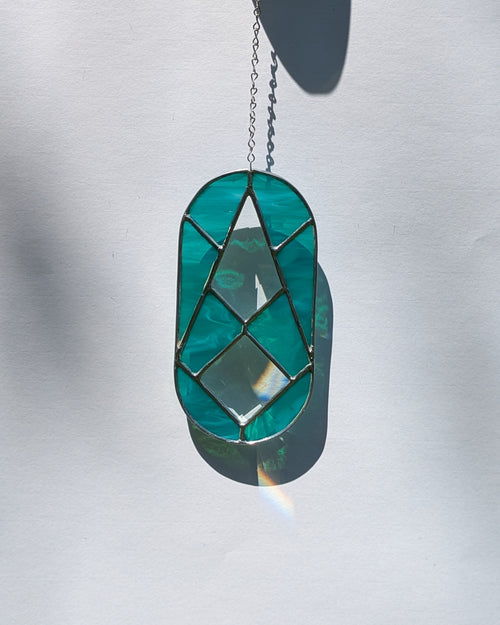 Cassandra Beveled Glass Suncatcher